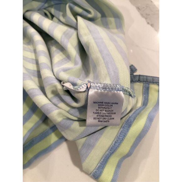 Vineyard Vines Mens Whale Stripe Polo Sz XL Short Sleeve Pocket Golf - Picture 9 of 9